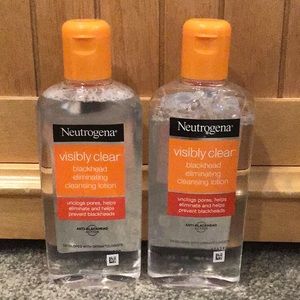 X2 Neutrogena Visibly Clear Cleansing lotion 6.7oz